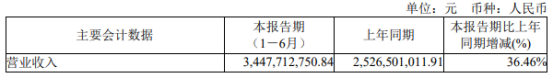 中微公司上半年業(yè)績(jī)